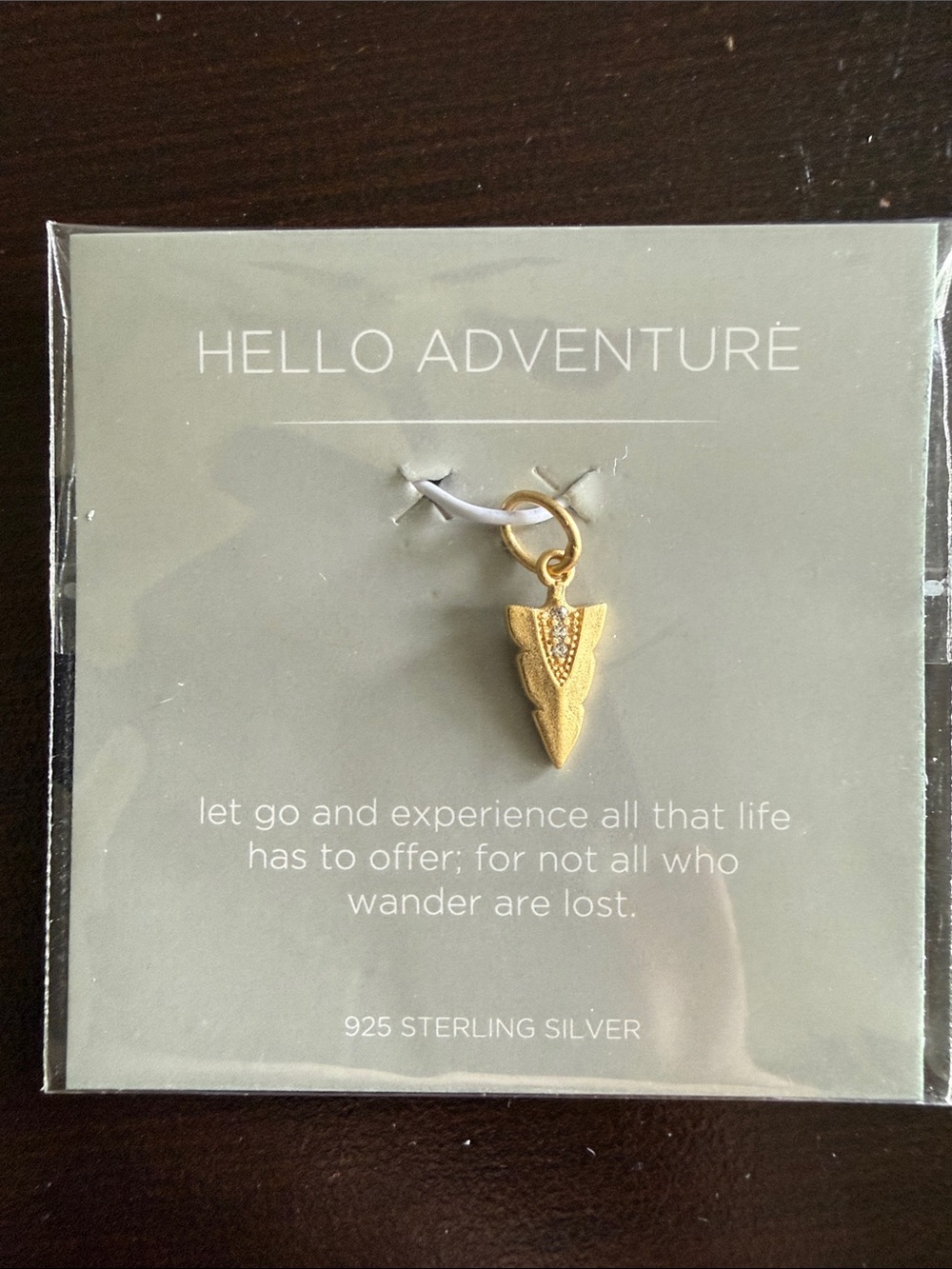 Origami Owl Dangle Charm from the Core Collection. Hello Adventure